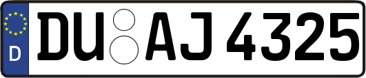 DU-AJ4325