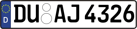 DU-AJ4326