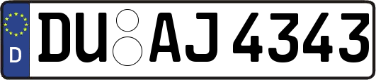 DU-AJ4343