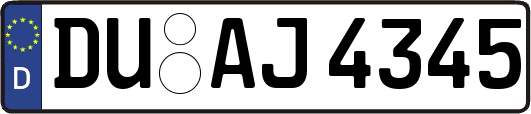 DU-AJ4345