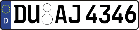 DU-AJ4346