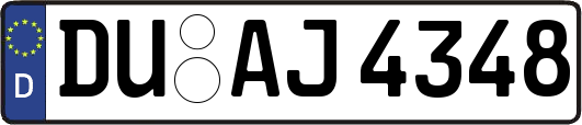 DU-AJ4348