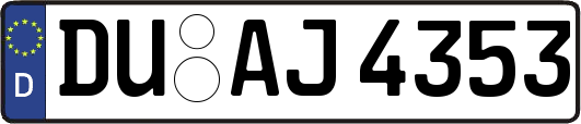 DU-AJ4353