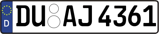 DU-AJ4361