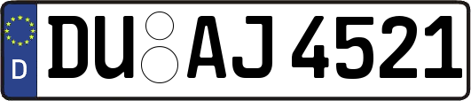 DU-AJ4521