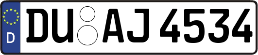 DU-AJ4534
