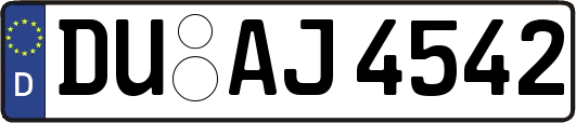 DU-AJ4542