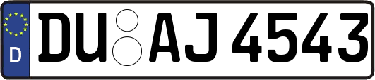 DU-AJ4543