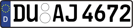 DU-AJ4672