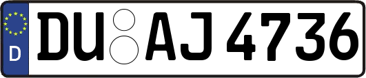 DU-AJ4736