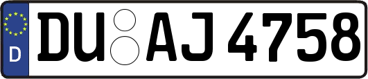 DU-AJ4758