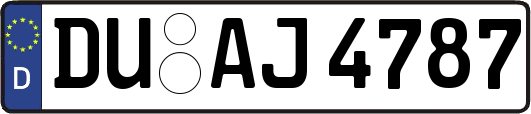 DU-AJ4787