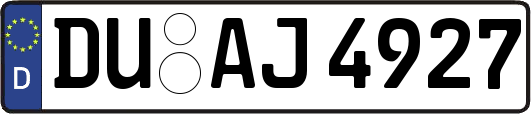 DU-AJ4927