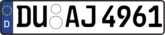 DU-AJ4961