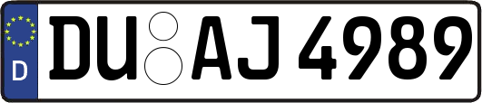 DU-AJ4989