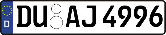 DU-AJ4996