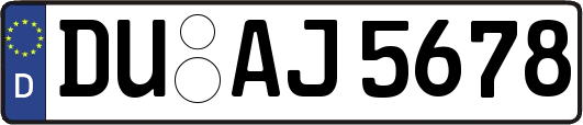 DU-AJ5678