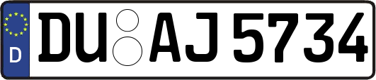 DU-AJ5734