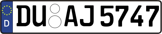 DU-AJ5747