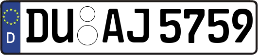 DU-AJ5759