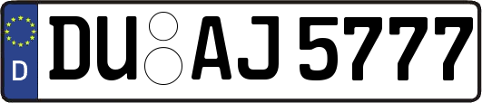 DU-AJ5777