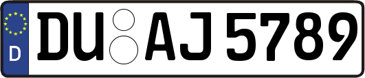 DU-AJ5789