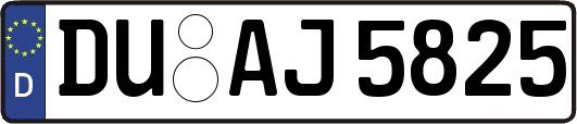 DU-AJ5825
