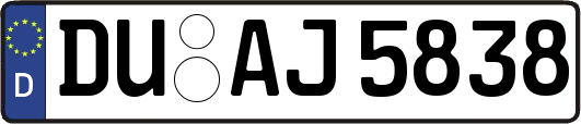 DU-AJ5838