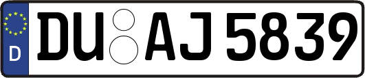 DU-AJ5839