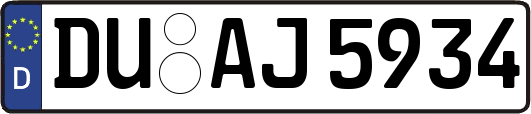 DU-AJ5934