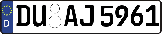 DU-AJ5961