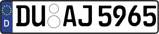 DU-AJ5965