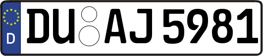 DU-AJ5981