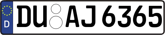 DU-AJ6365