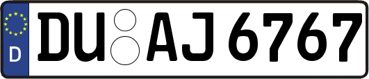 DU-AJ6767