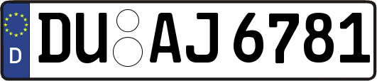 DU-AJ6781