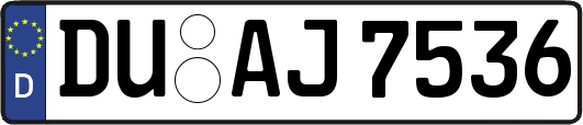 DU-AJ7536