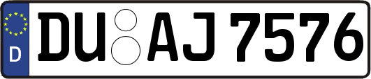 DU-AJ7576