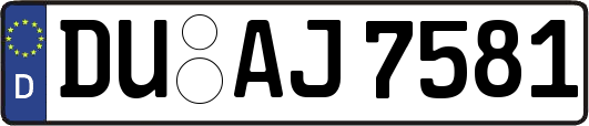 DU-AJ7581