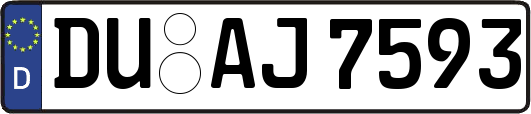 DU-AJ7593