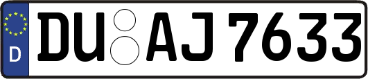DU-AJ7633