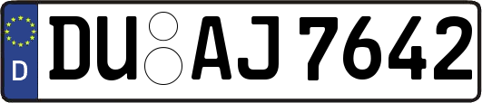 DU-AJ7642