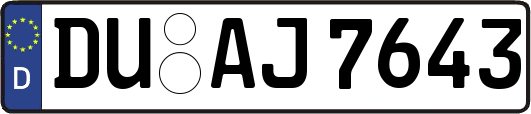 DU-AJ7643