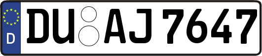 DU-AJ7647