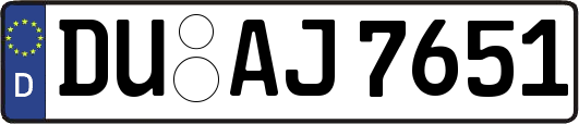DU-AJ7651