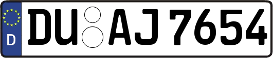 DU-AJ7654