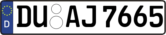 DU-AJ7665