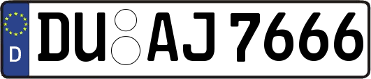DU-AJ7666