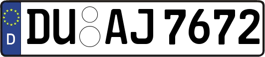 DU-AJ7672
