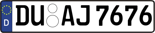DU-AJ7676